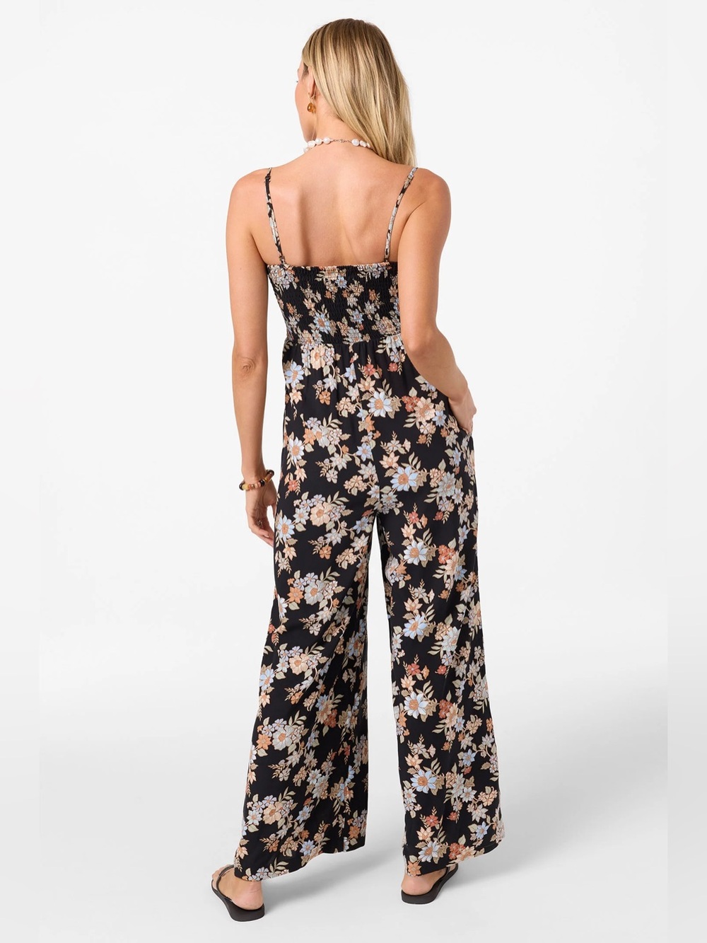 Patrons of Peace Black Floral Wide-Leg Jumpsuit